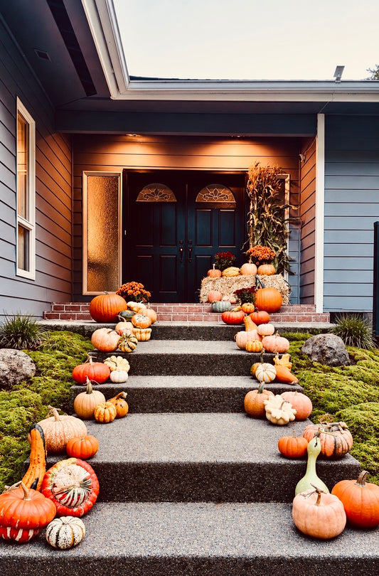 Fall Pumpkin Porch Delivered