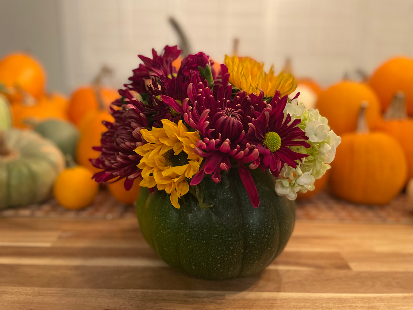 2025 Fall Bouquet Subscription (5 Bouquets and a Pumpkin!) Delivered!