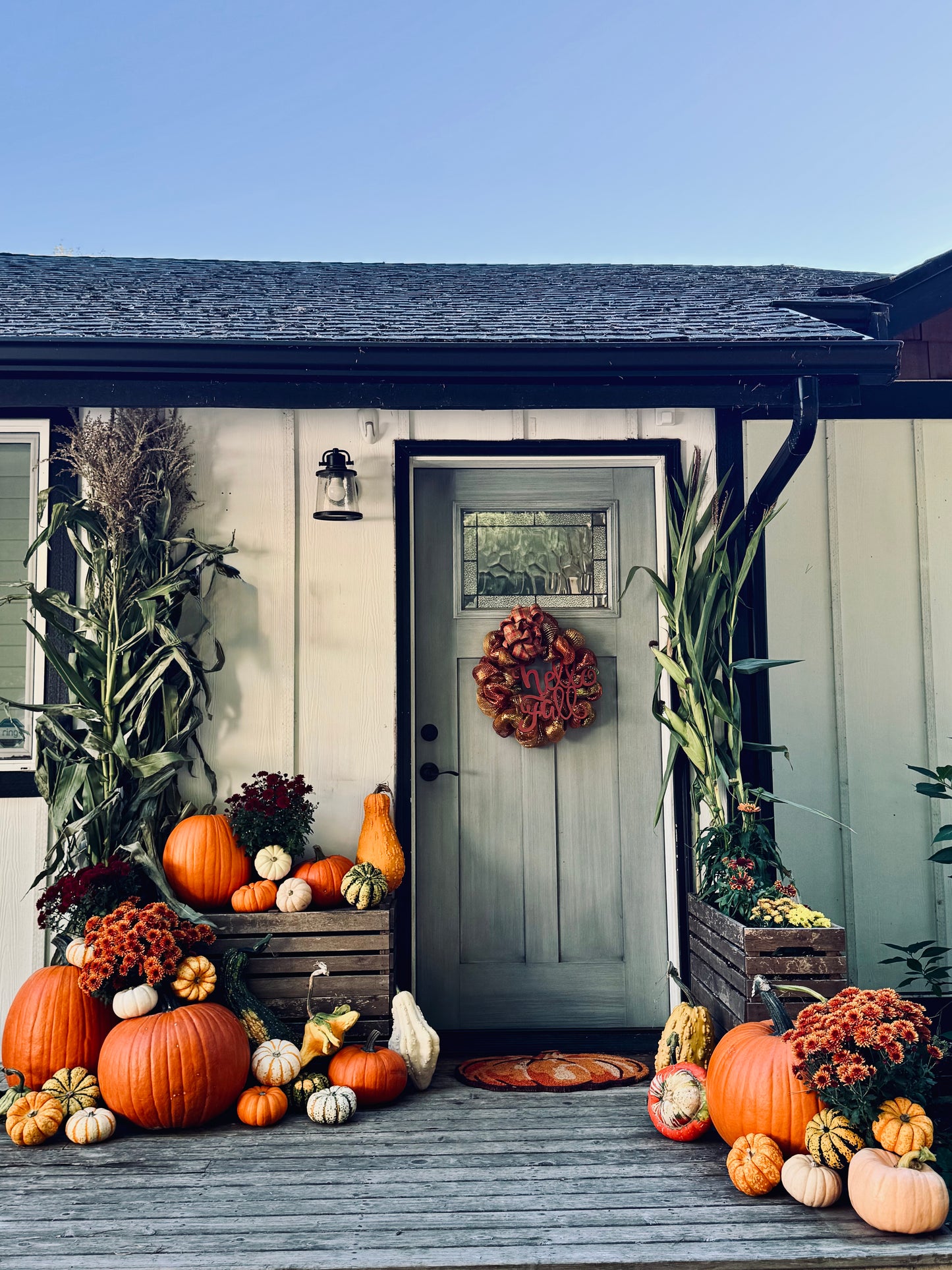 Fall Pumpkin Porch Delivered